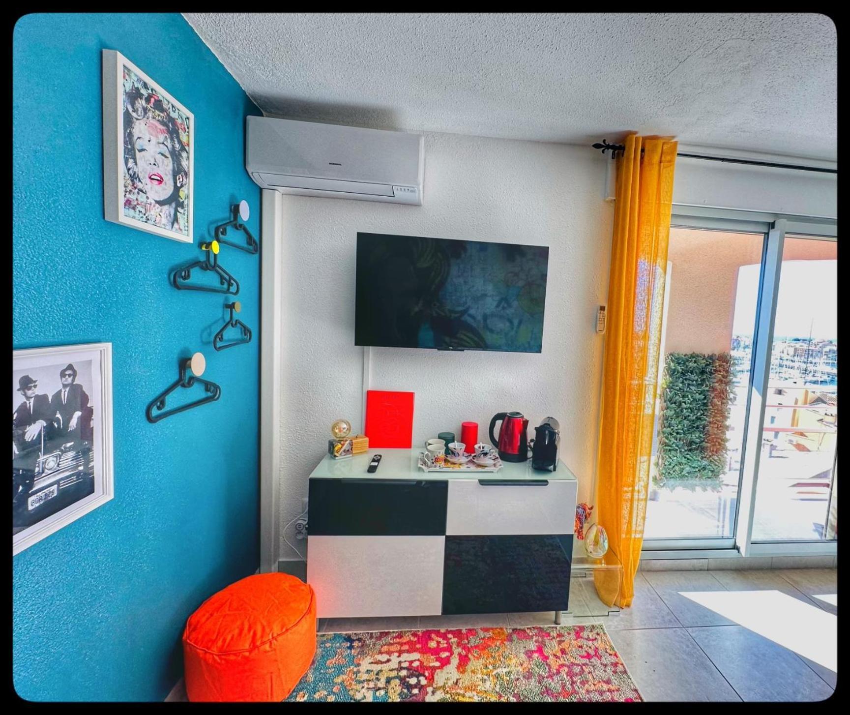 Centre Port,Vue Panoramique,Clim,Balcon,Wifi Apartment Agde Exterior photo