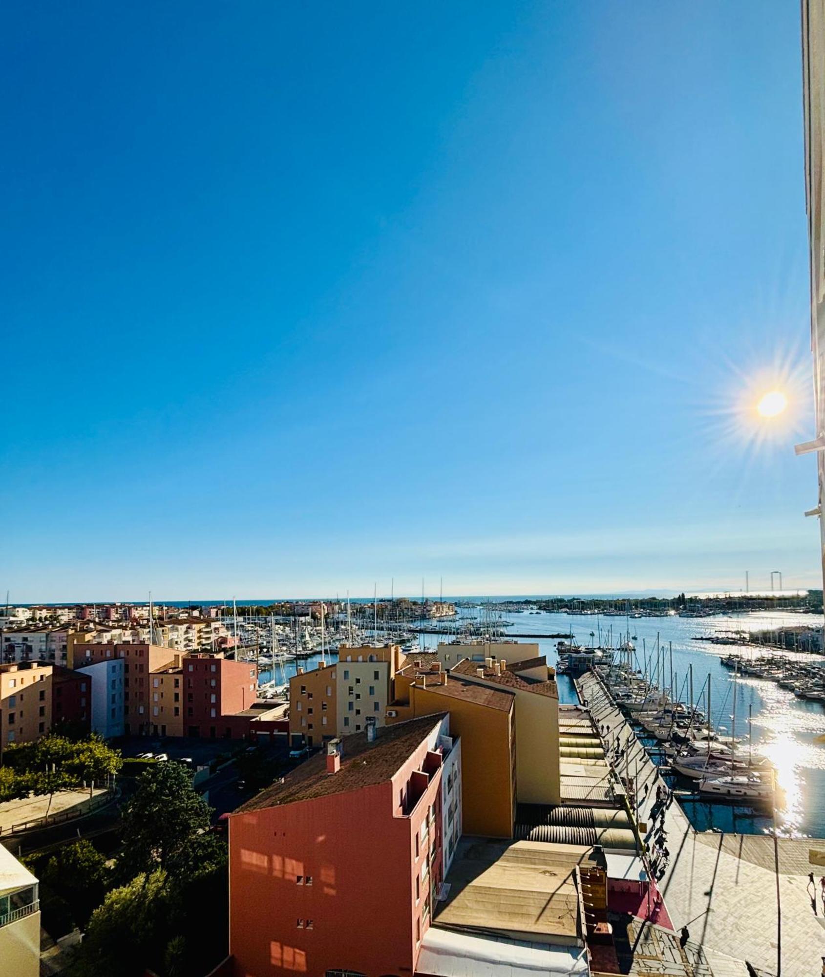 Centre Port,Vue Panoramique,Clim,Balcon,Wifi Apartment Agde Exterior photo